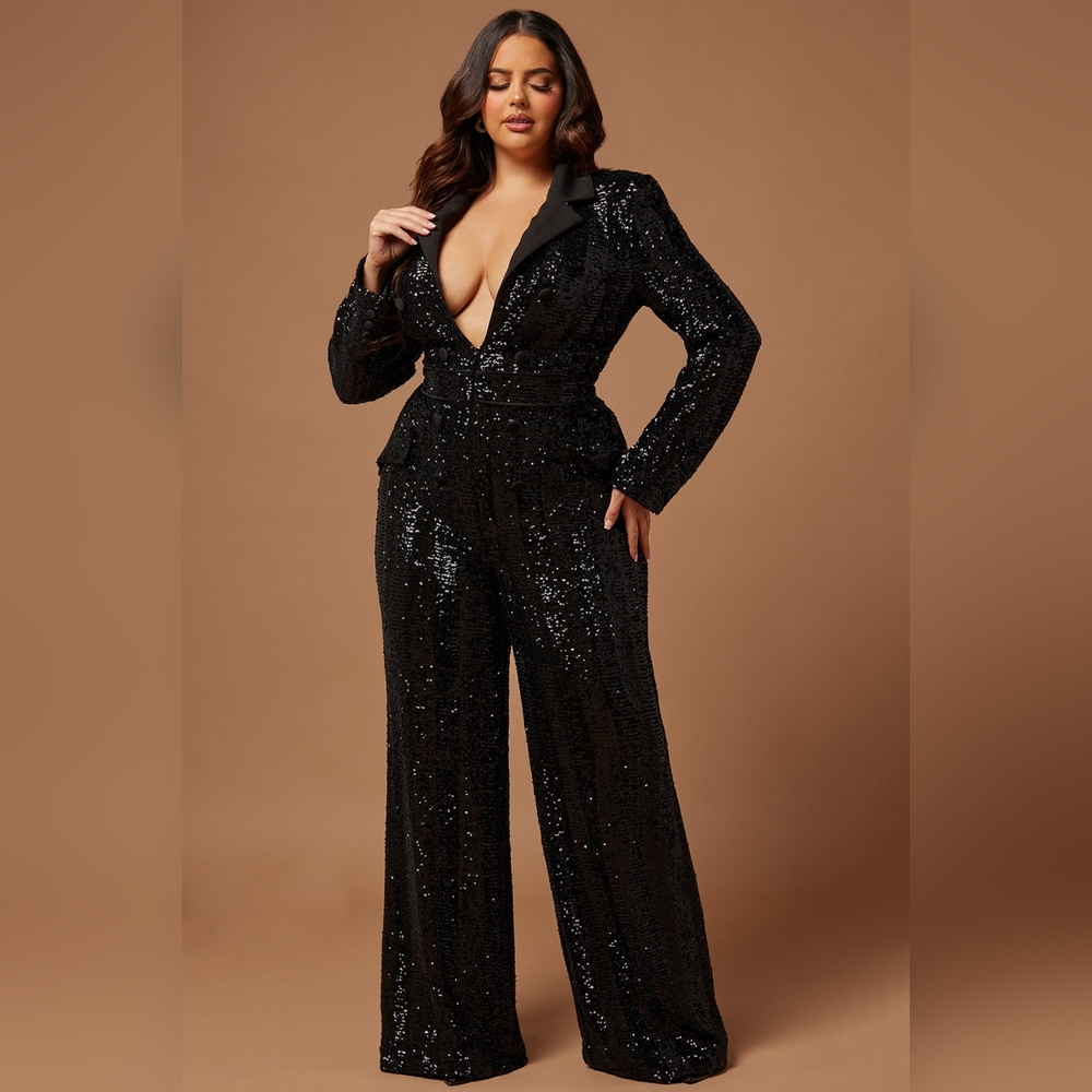 Nova Luxe Sequin Jumpsuit